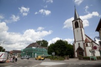 村の中心の様子